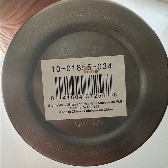 Stanley Classic French Press Travel 16 Oz Insulated Stainless Steel Mug Cream - Picture 3 of 6